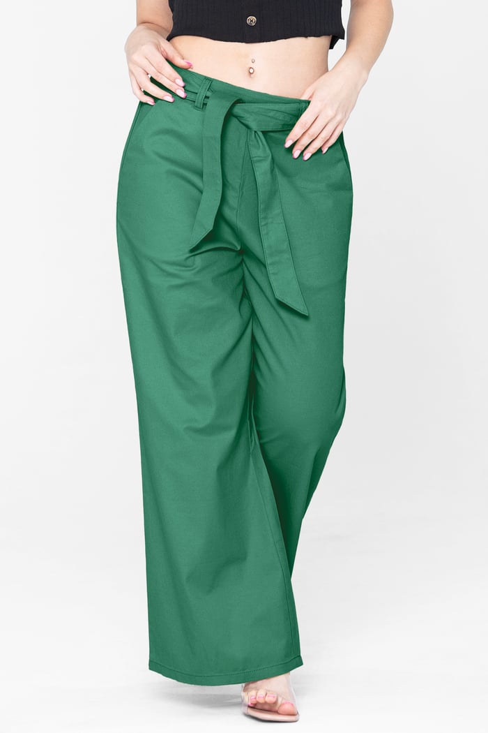 Comfort Stretch Wide Leg Trousers