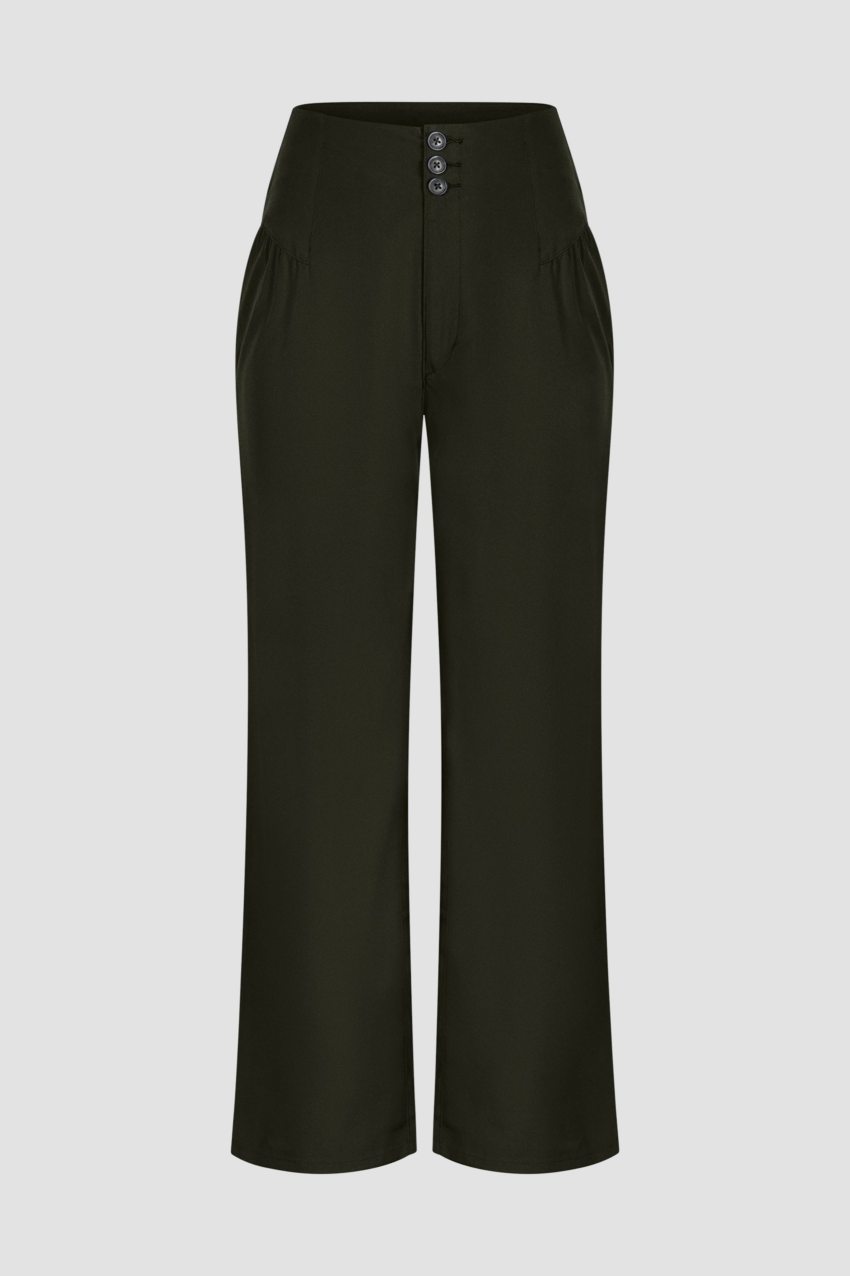 High-Waisted  Stright Leg Trousers