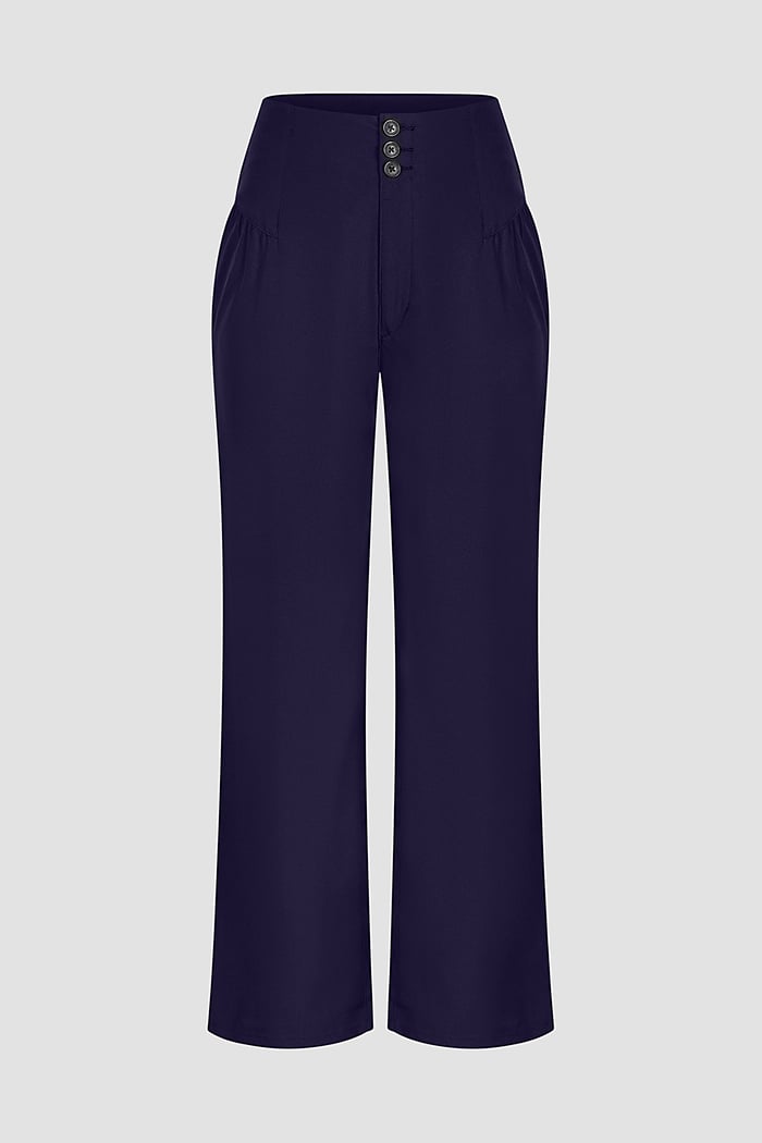 High-Waisted  Stright Leg Trousers