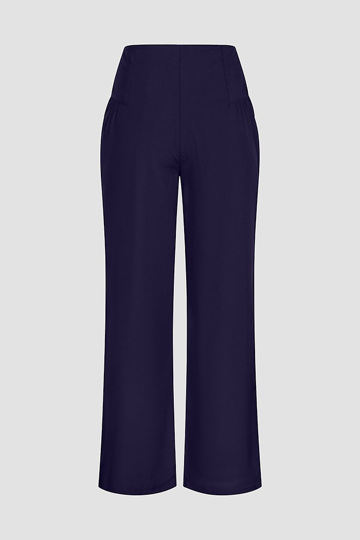 High-Waisted  Stright Leg Trousers