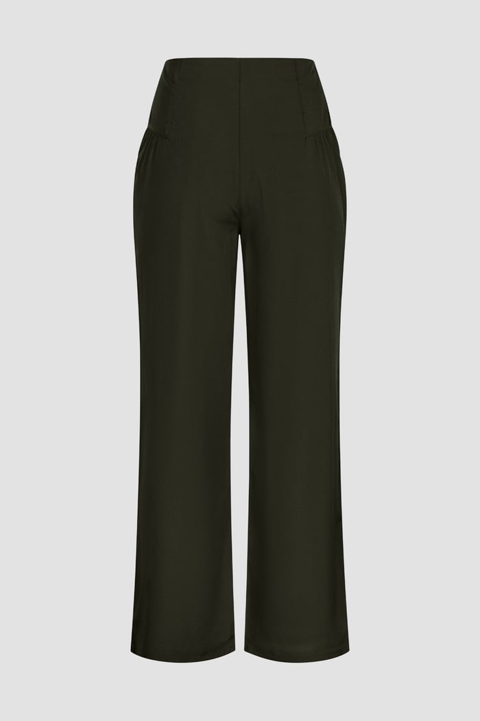 High-Waisted  Stright Leg Trousers