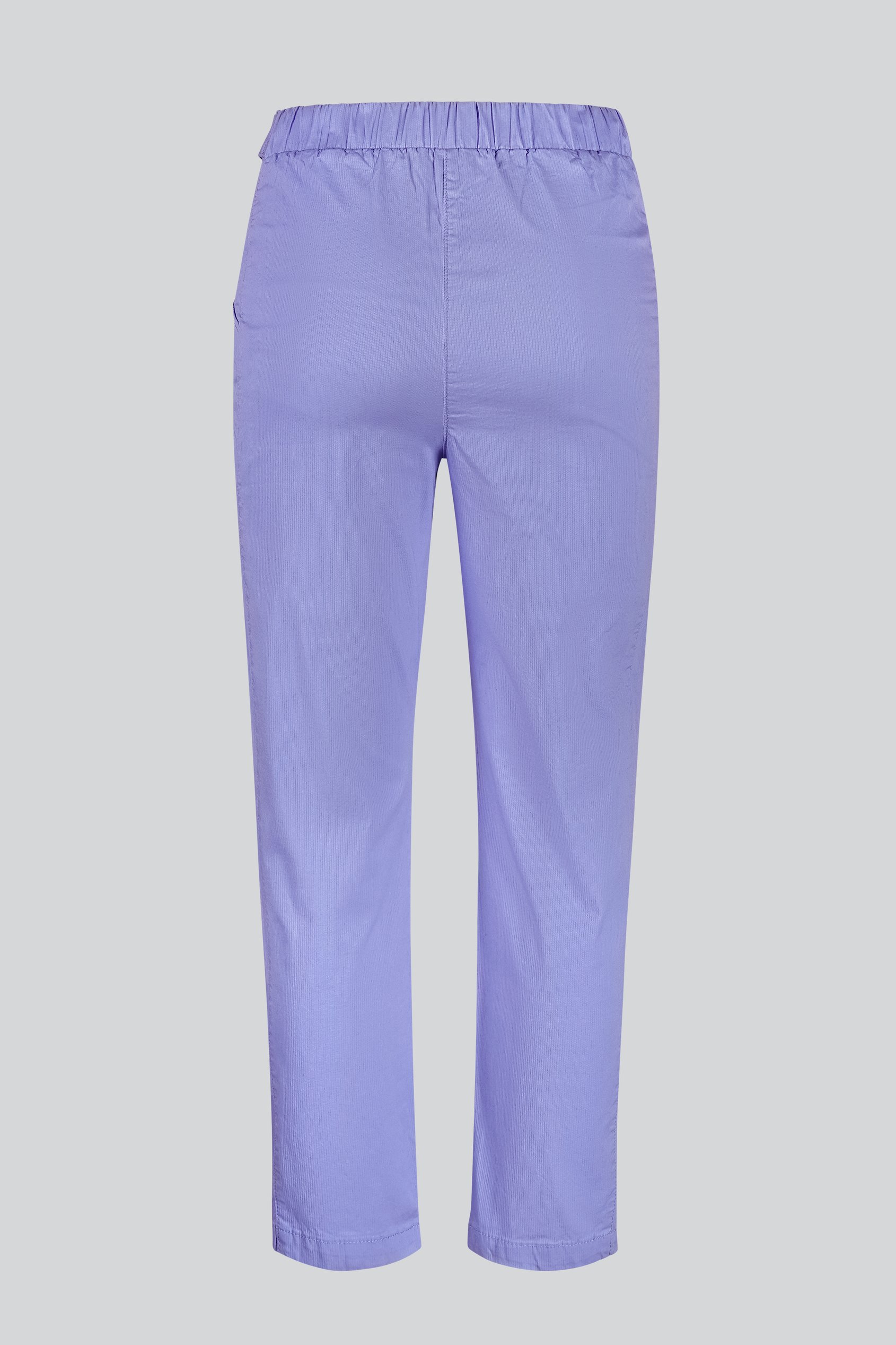 Women's Cotton Stretch Woven Trouser With Waist Belt
