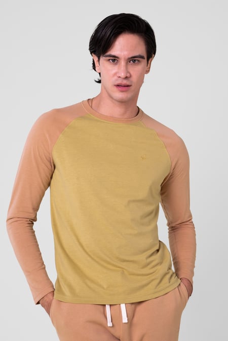 Cream Classic  Raglan Sleeve T-Shirt