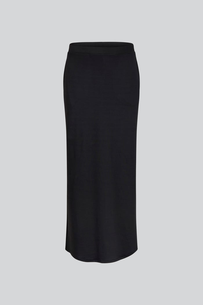 Detailed Stitched Jersey Comfort Fit Skirt