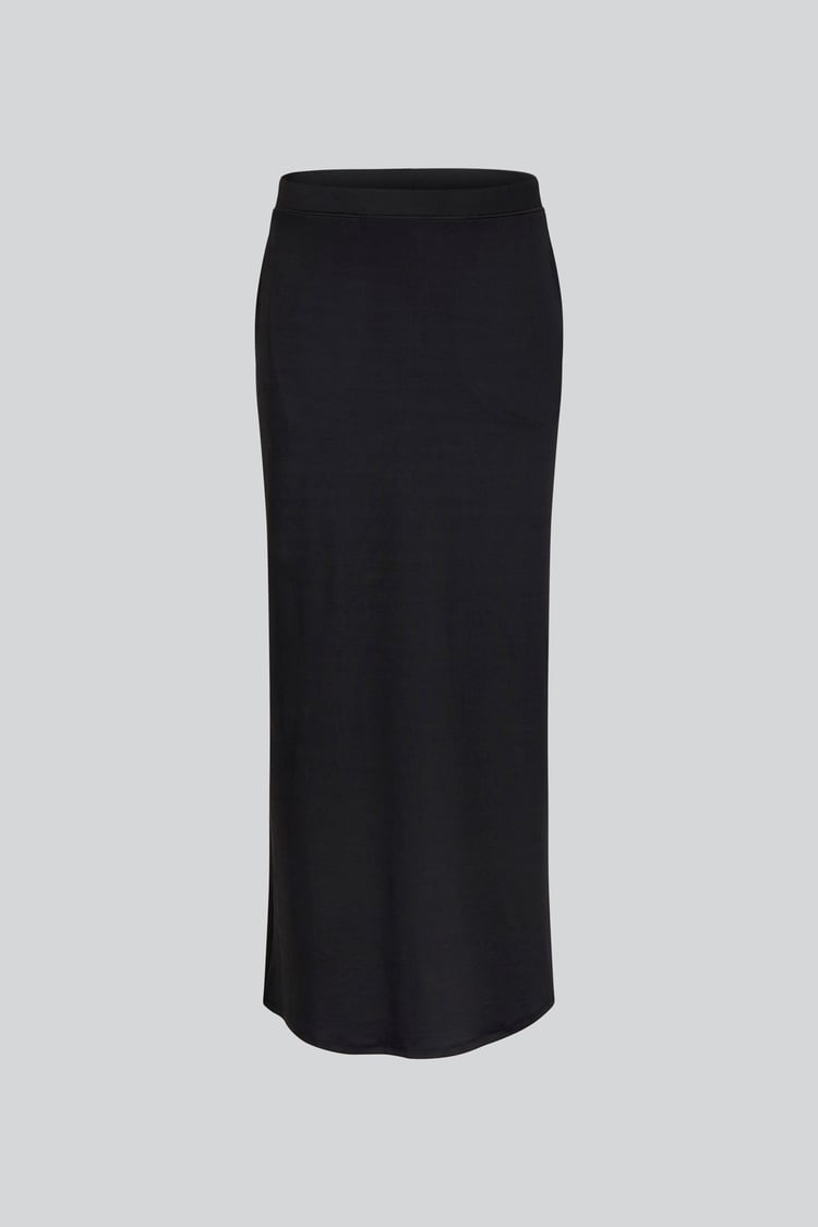 Detailed Stitched Jersey Comfort Fit Skirt