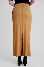 Detailed Stitched Jersey Comfort Fit Skirt