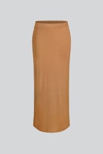 Detailed Stitched Jersey Comfort Fit Skirt