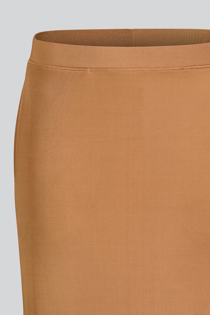 Detailed Stitched Jersey Comfort Fit Skirt