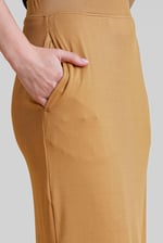 Detailed Stitched Jersey Comfort Fit Skirt