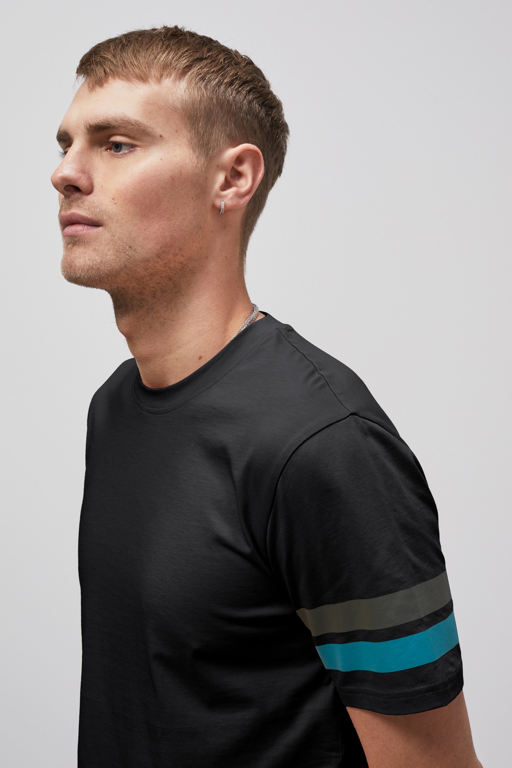 Printed Sleeve T-Shirt