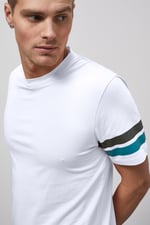 Printed Sleeve T-Shirt