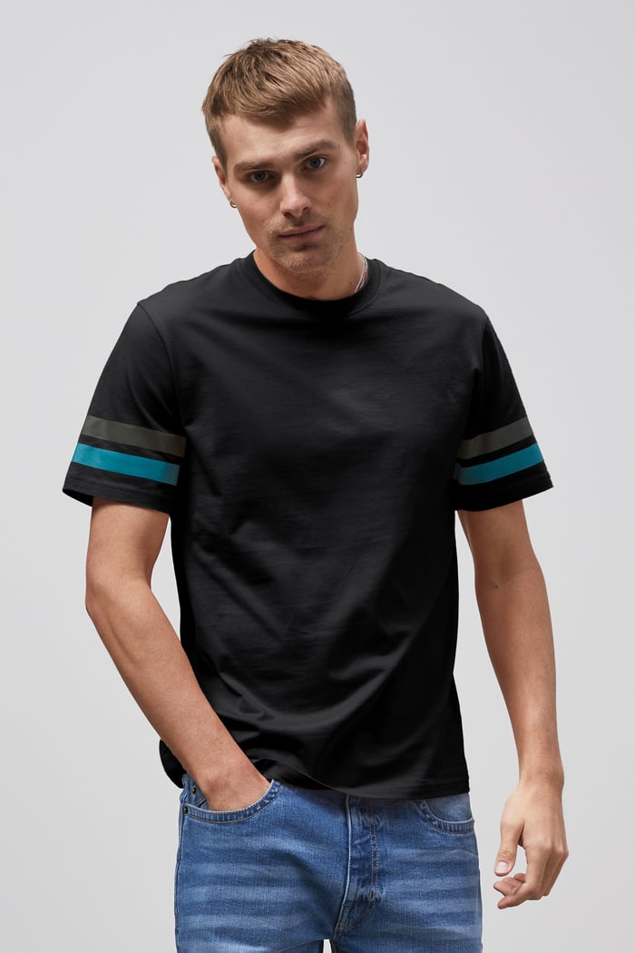 Printed Sleeve T-Shirt