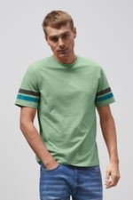 Printed Sleeve T-Shirt