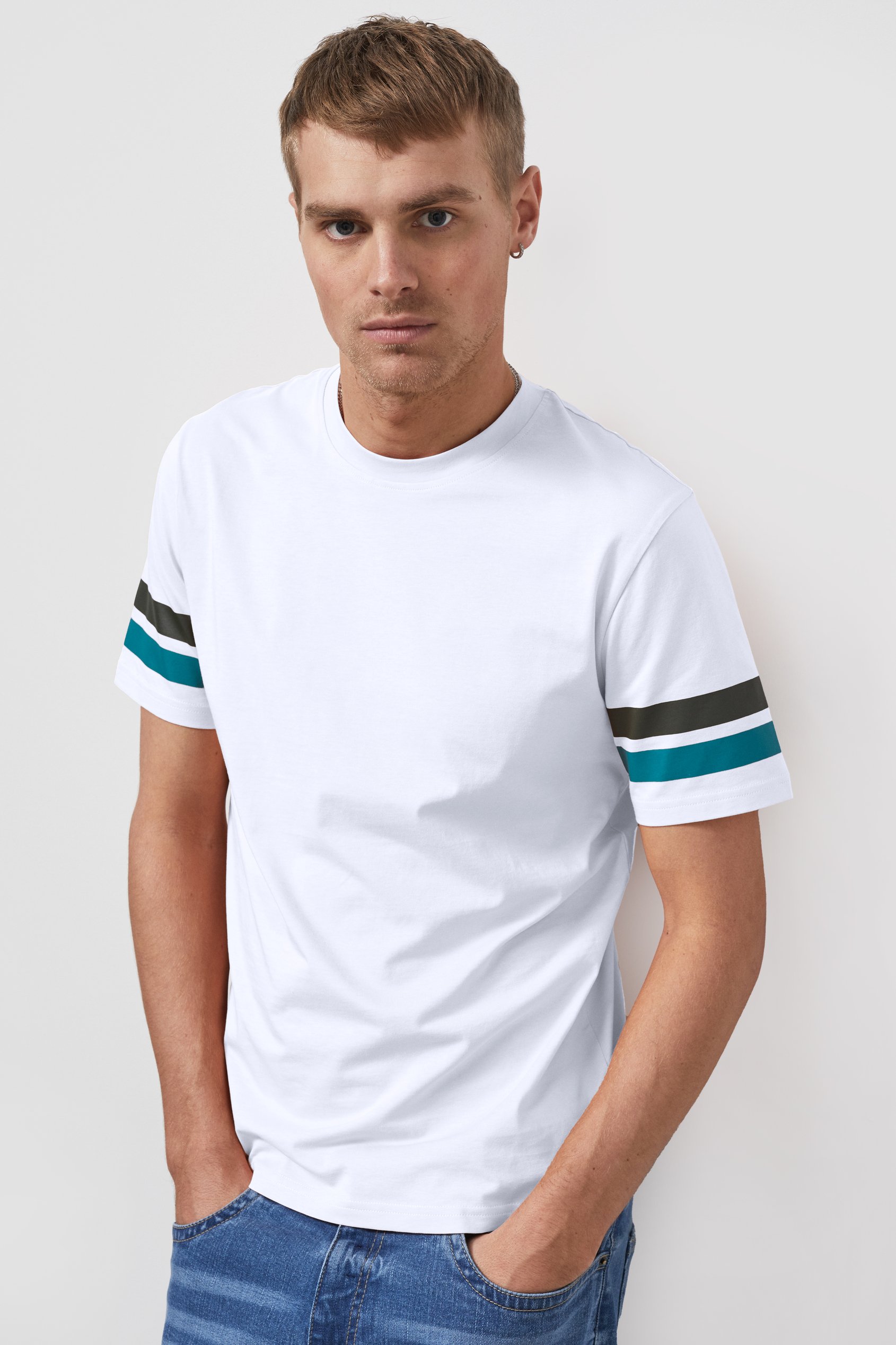 Printed Sleeve T-Shirt