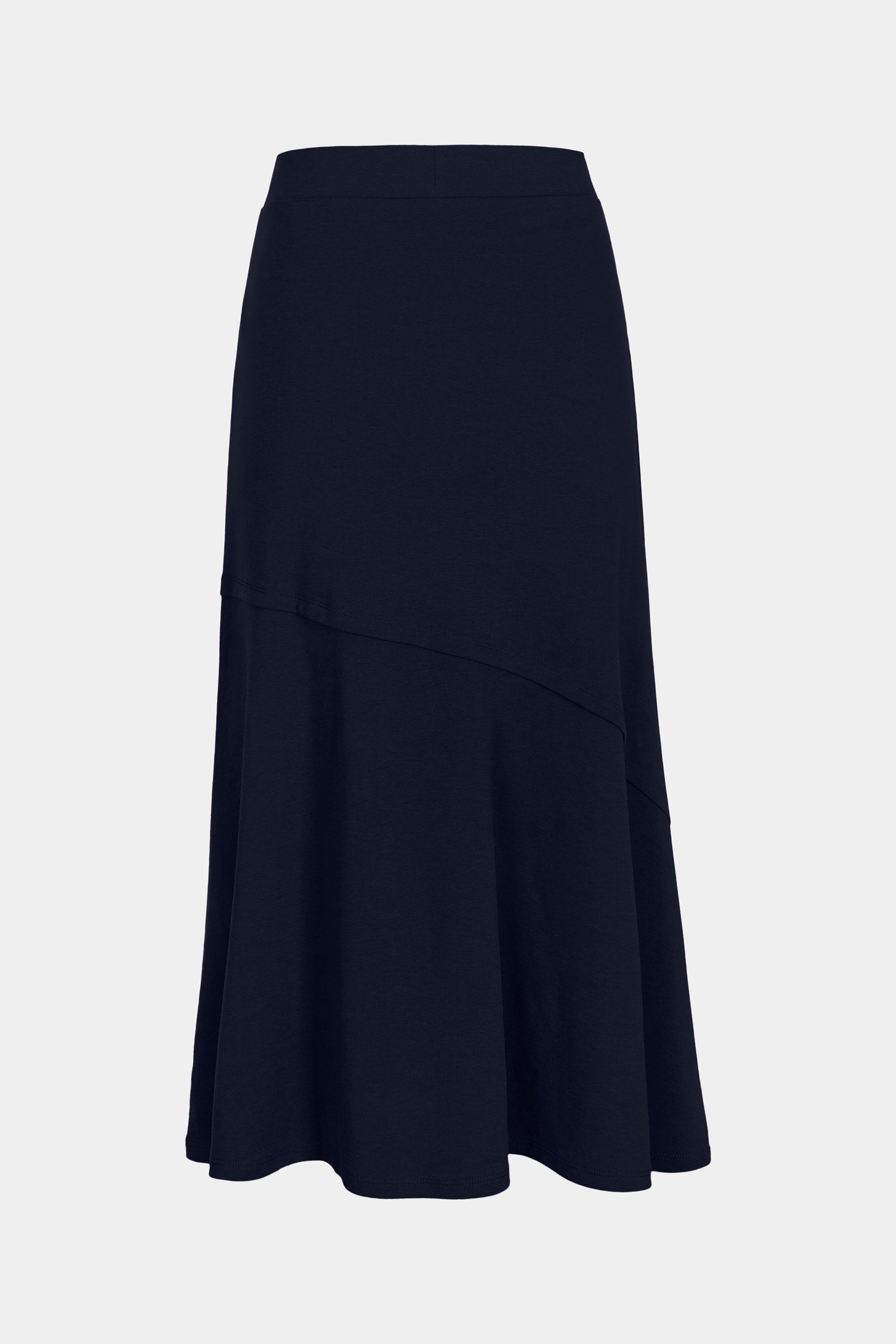Classic Seam Detail Jersey Skirt