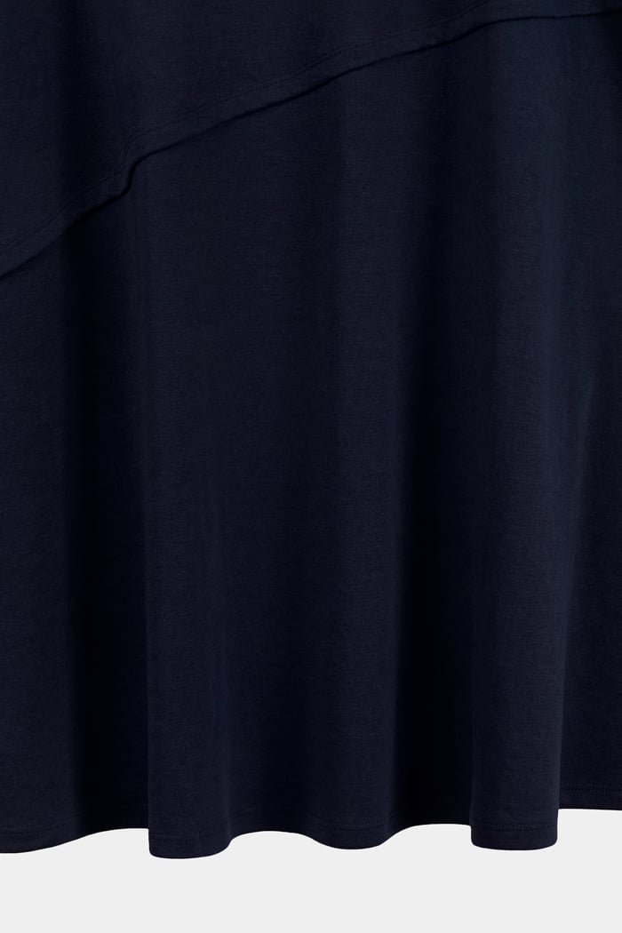 Classic Seam Detail Jersey Skirt