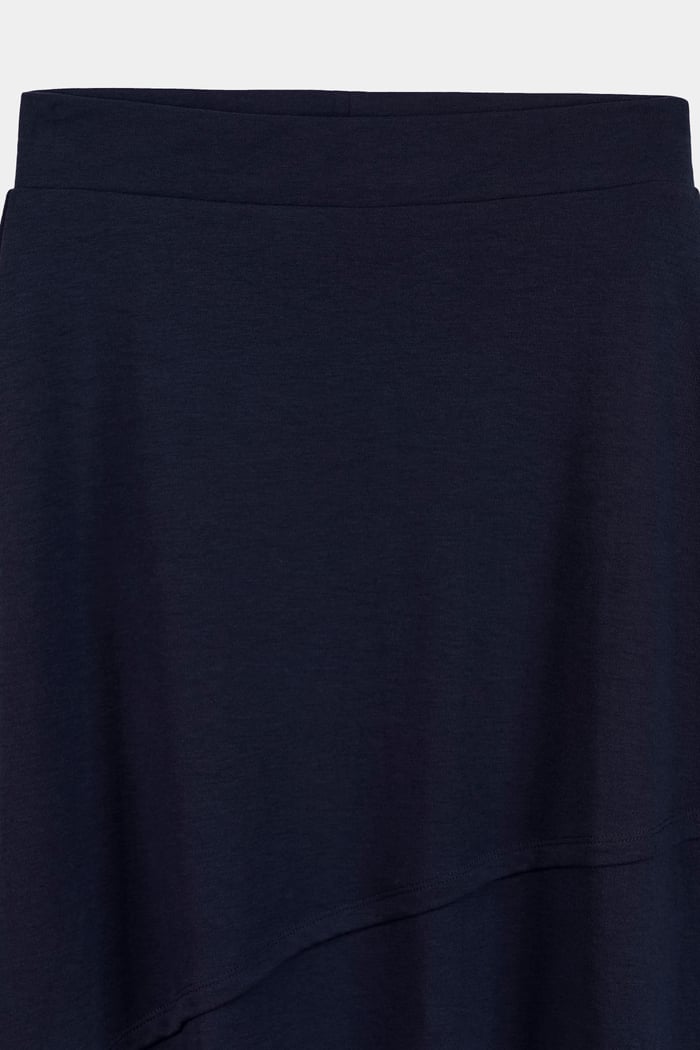 Classic Seam Detail Jersey Skirt