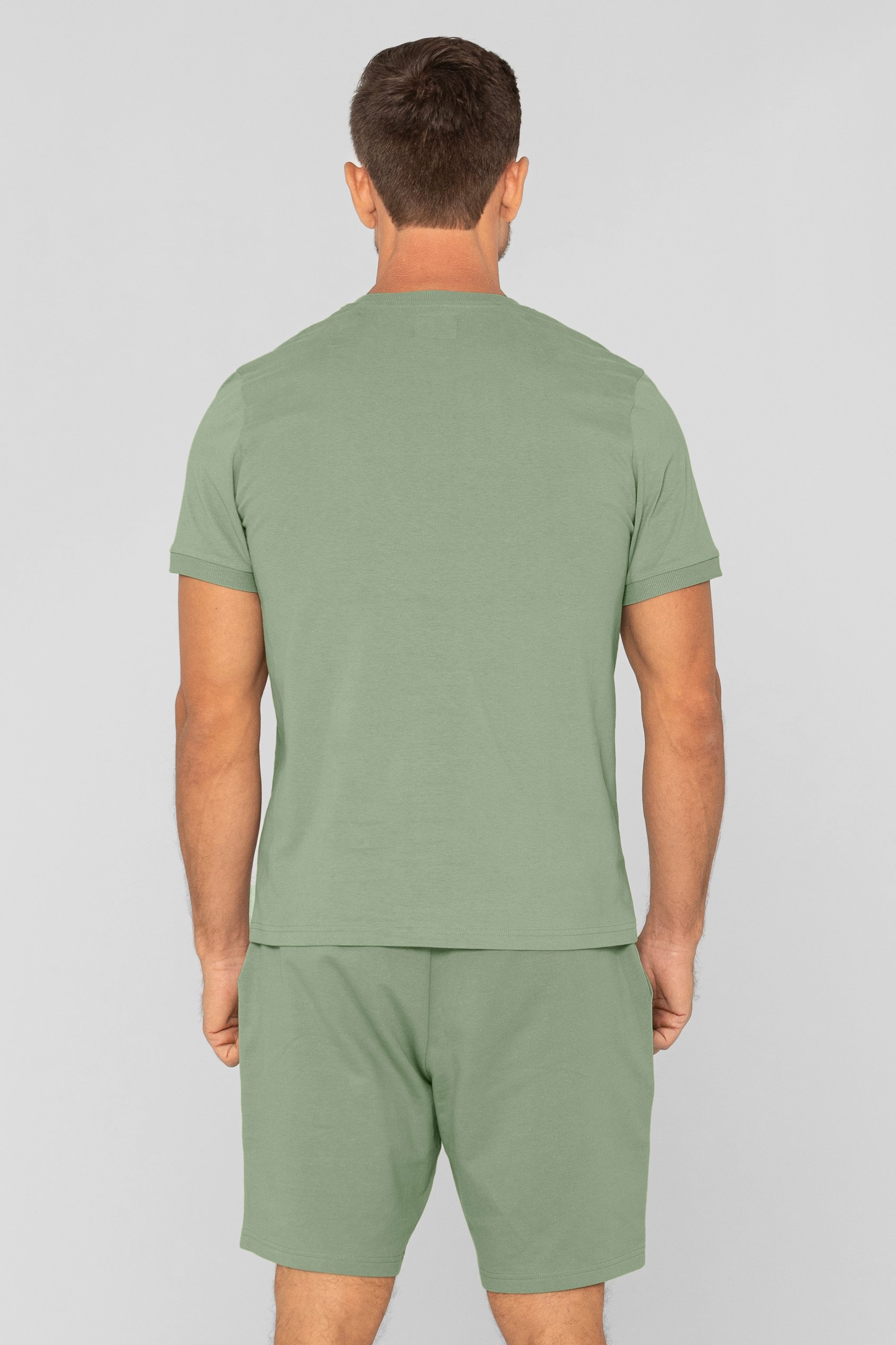 Cotton Terry Short Sleeve Tee and Short Co-order Set