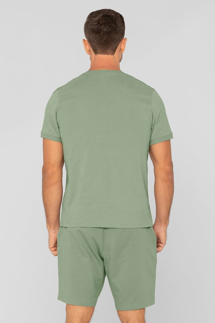 Cotton Terry Short Sleeve Tee and Short Co-order Set