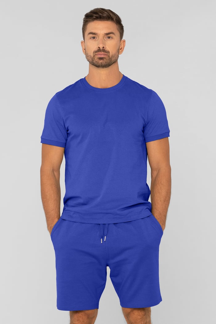 Cotton Terry Short Sleeve Tee and Short Co-order Set