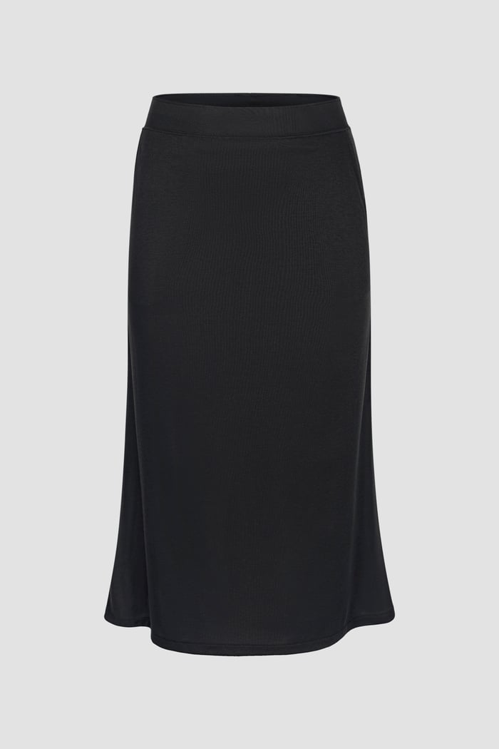 Classic flare Pull-On Jersey Skirt