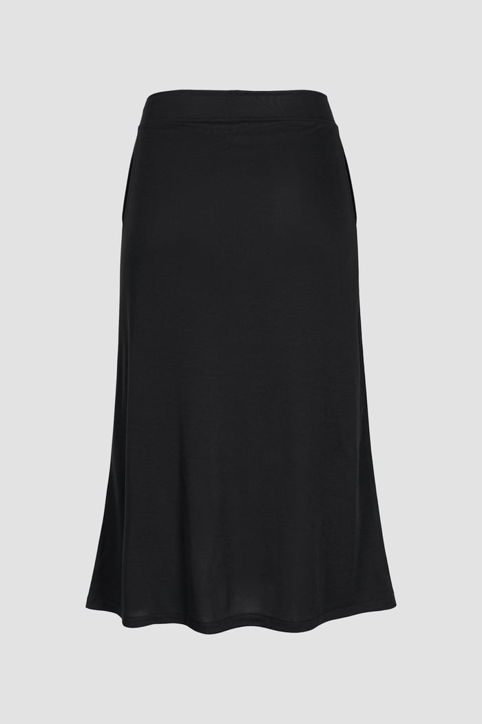Classic flare Pull-On Jersey Skirt