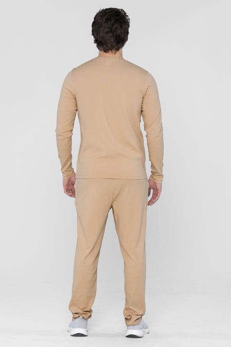 Mens Cream Cosy Loungewear Set
