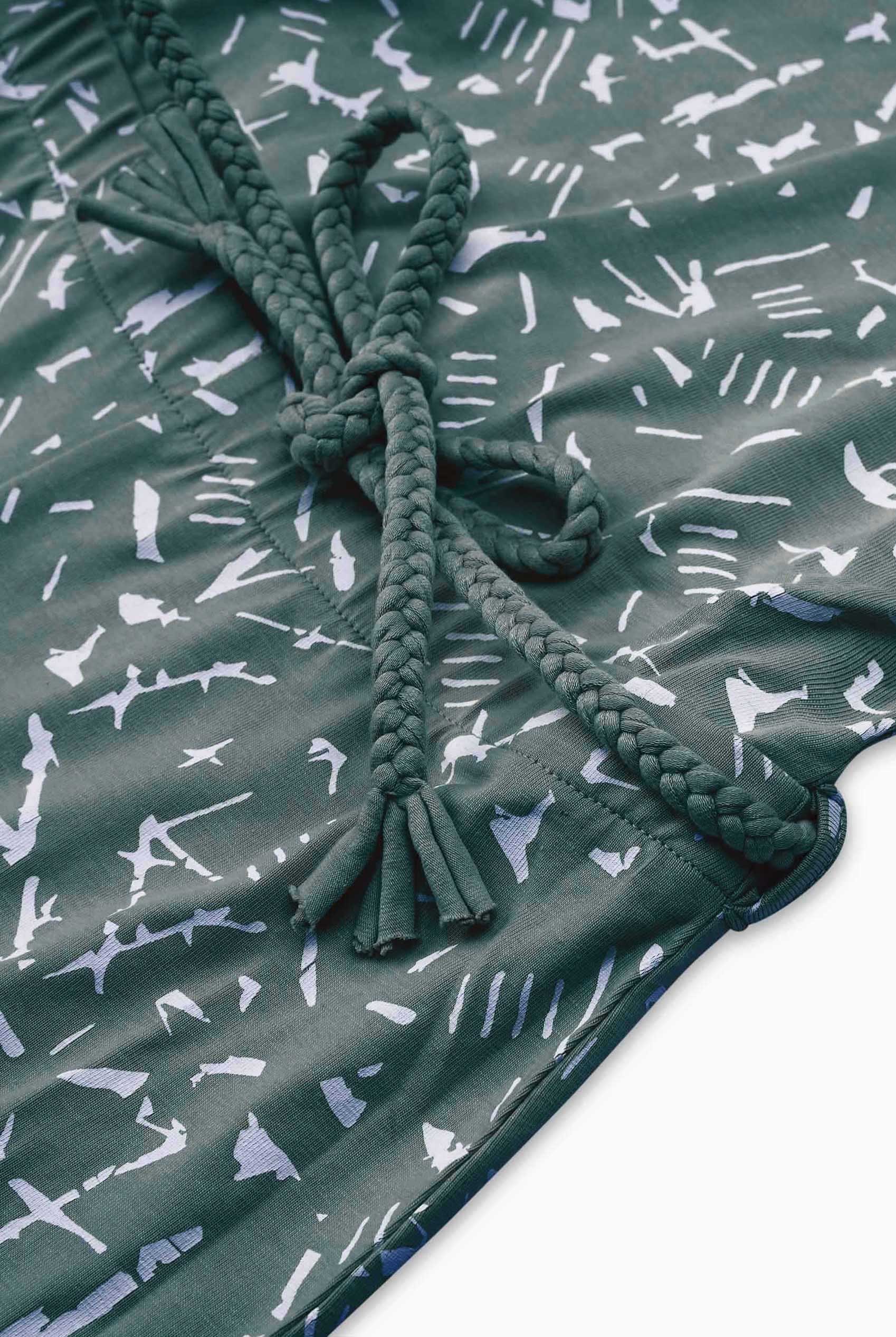 One-Shoulder Jumpsuit with Ruffle Sleeve Detail