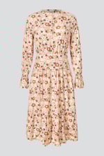 Viscose Long Sleeve Midi Dress