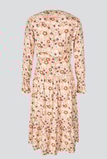 Viscose Long Sleeve Midi Dress