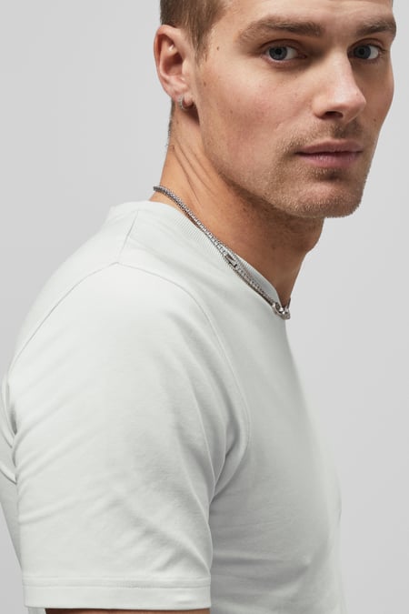 White V-Neck T-Shirt