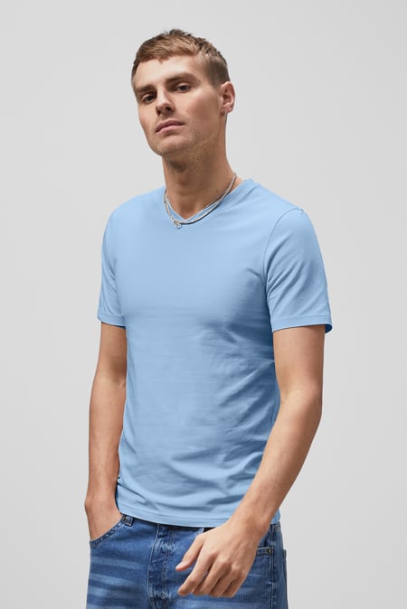 Grey V-Neck T-Shirt