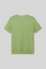 Ribbed Short Sleeve T-Shirt
