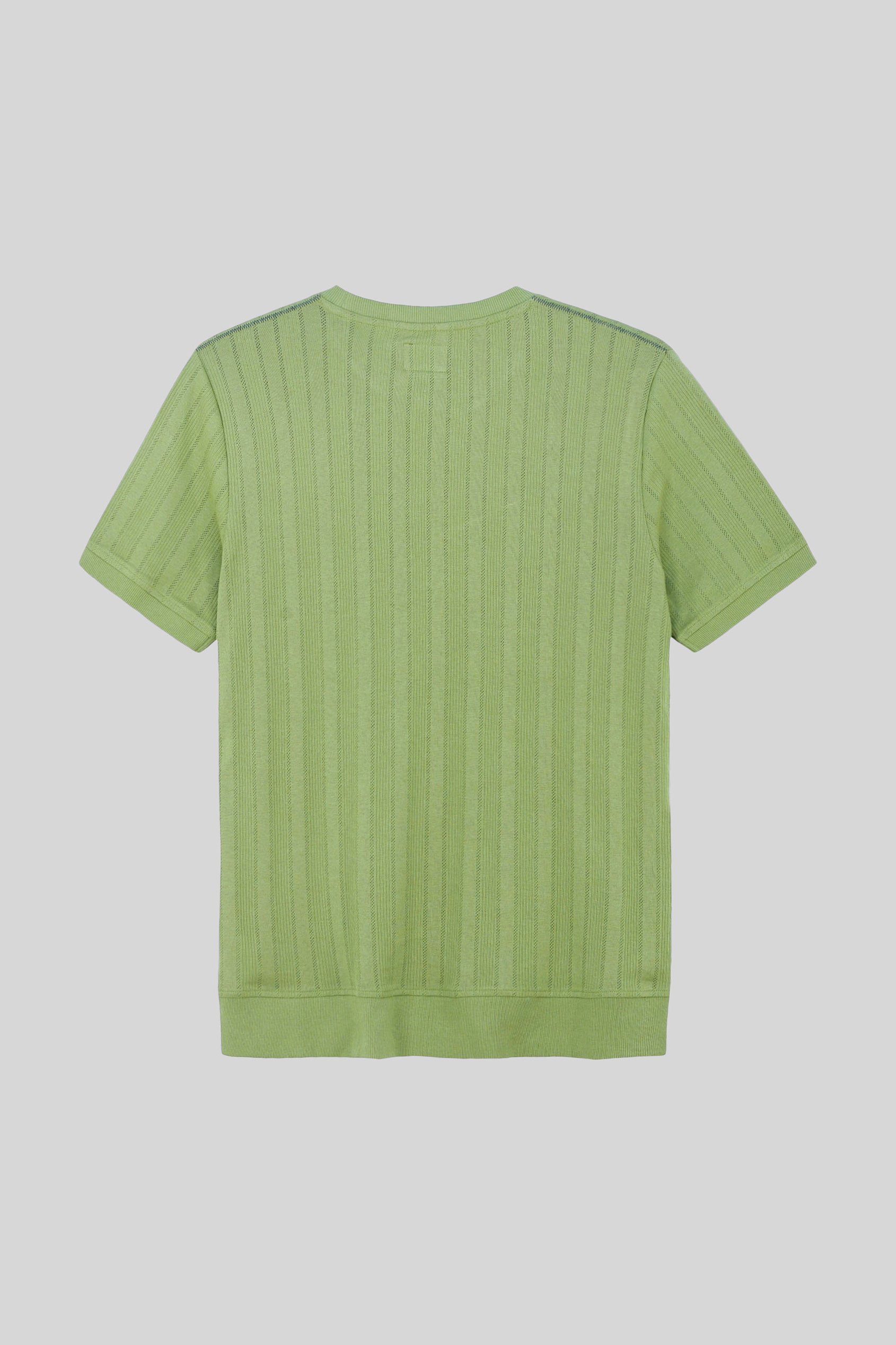 Ribbed Short Sleeve T-Shirt