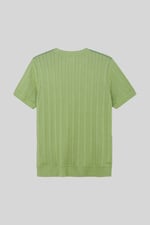 Ribbed Short Sleeve T-Shirt