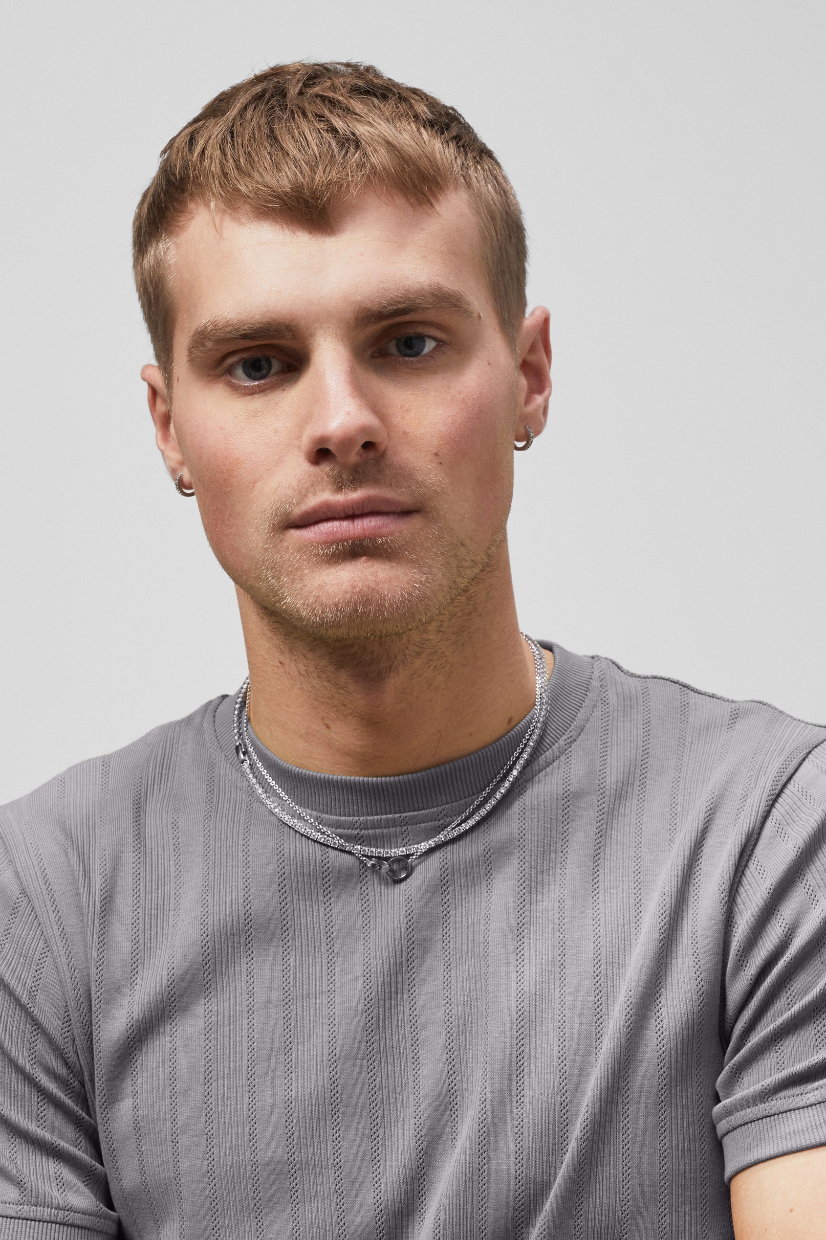 Ribbed Short Sleeve T-Shirt