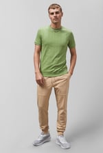 Ribbed Short Sleeve T-Shirt