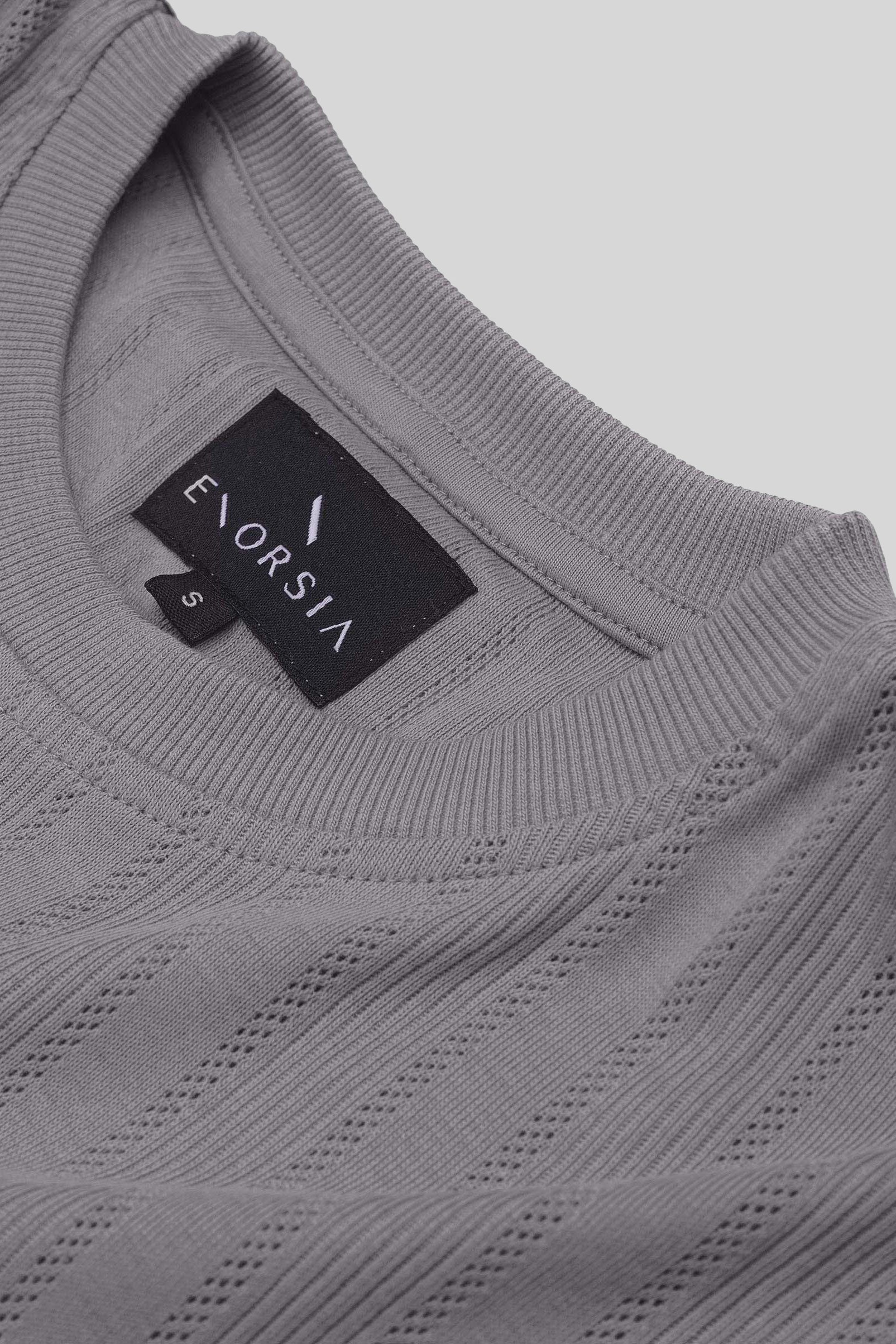 Ribbed Short Sleeve T-Shirt