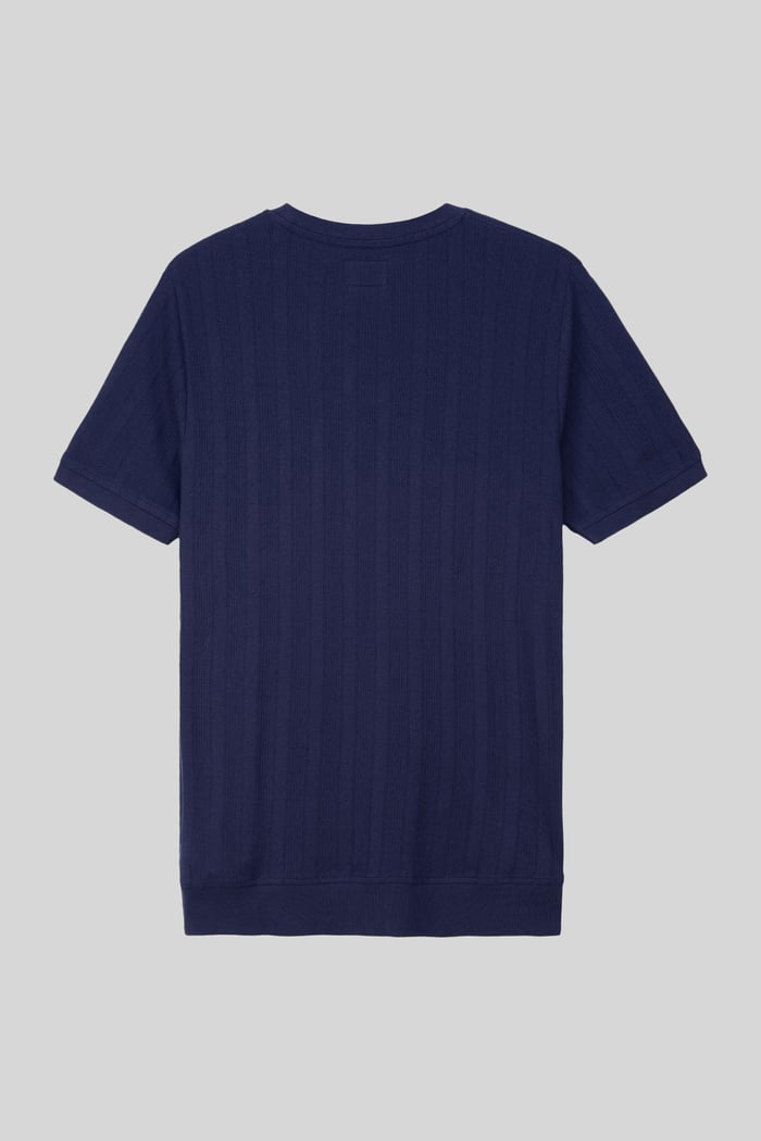 Ribbed Short Sleeve T-Shirt
