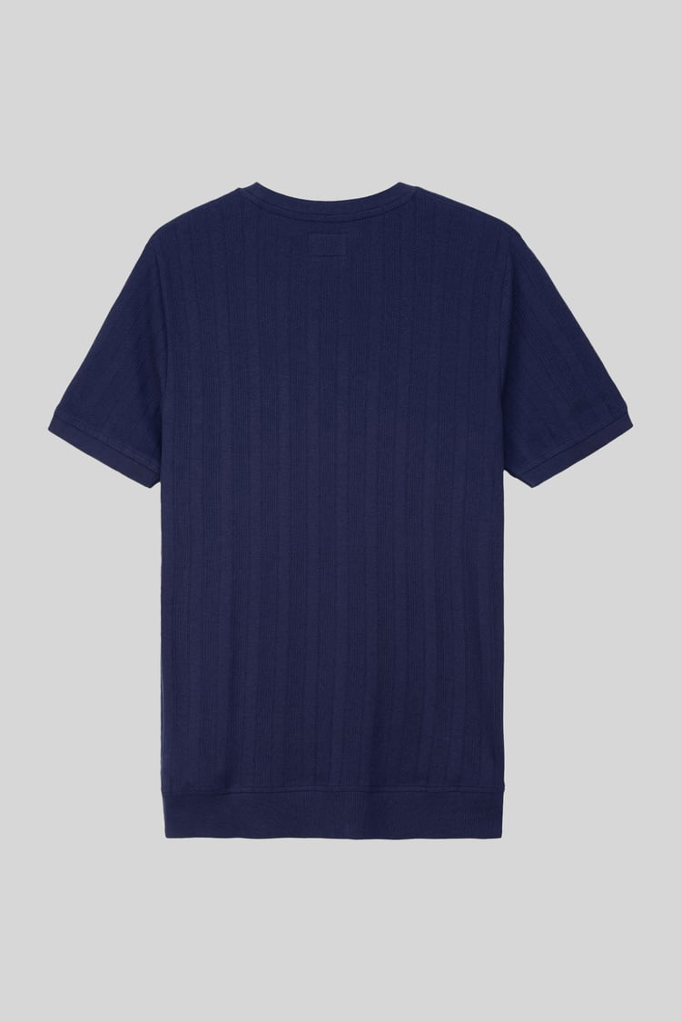 Ribbed Short Sleeve T-Shirt