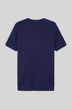 Ribbed Short Sleeve T-Shirt