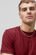 Ribbed Short Sleeve T-Shirt