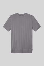 Ribbed Short Sleeve T-Shirt