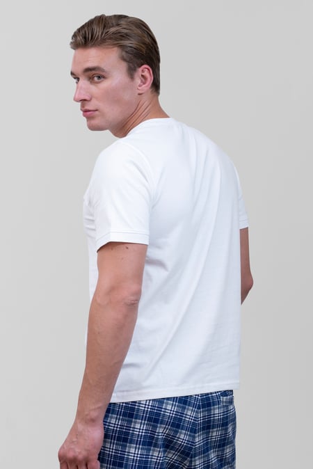 White Soft Cotton Short Sleeve T-Shirt