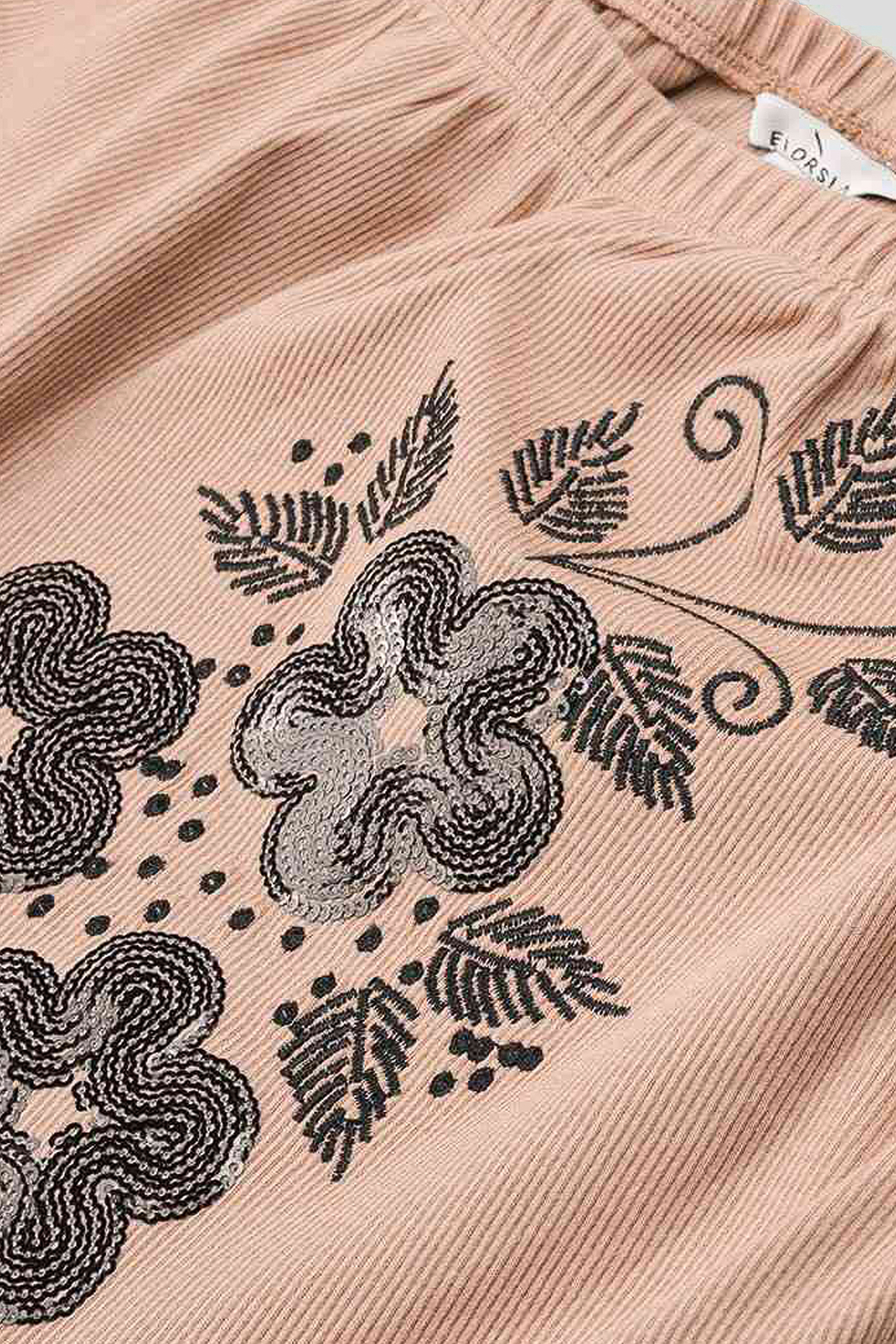 Off Shoulder Embroidery Decor Midi Dress