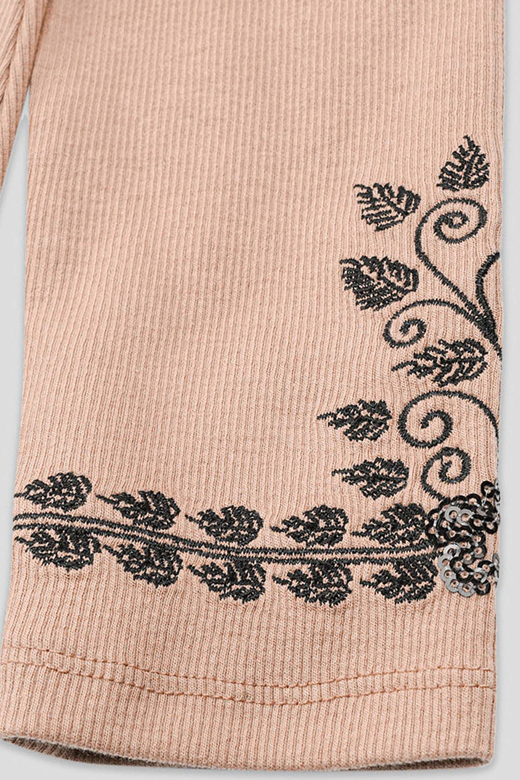 Off Shoulder Embroidery Decor Midi Dress