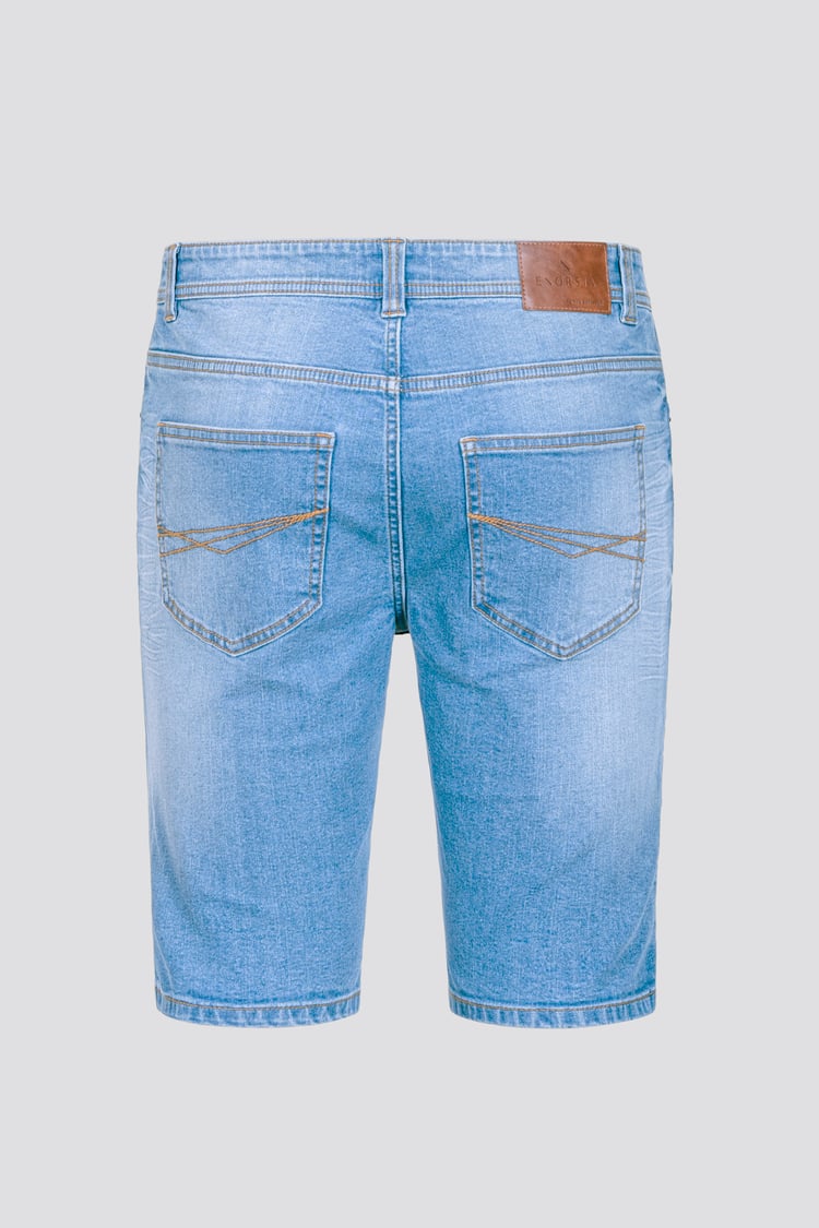 Skinny Fit Turned Denim Shorts