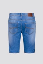 Skinny Fit Turned Denim Shorts