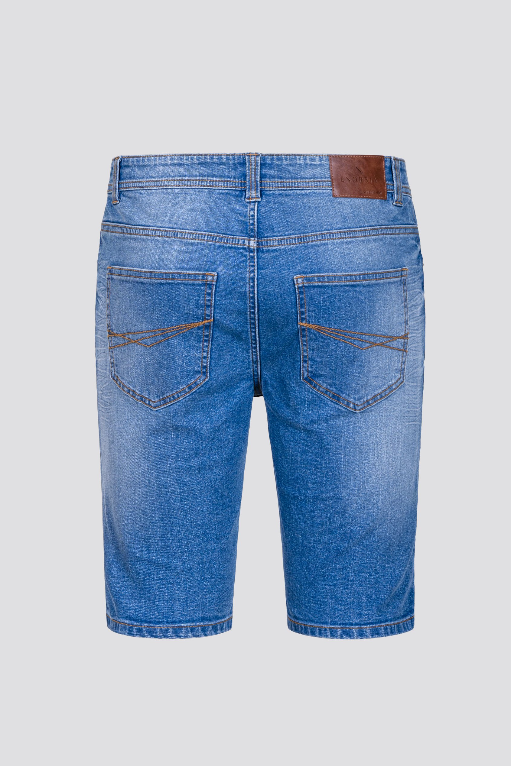 Skinny Fit Turned Denim Shorts