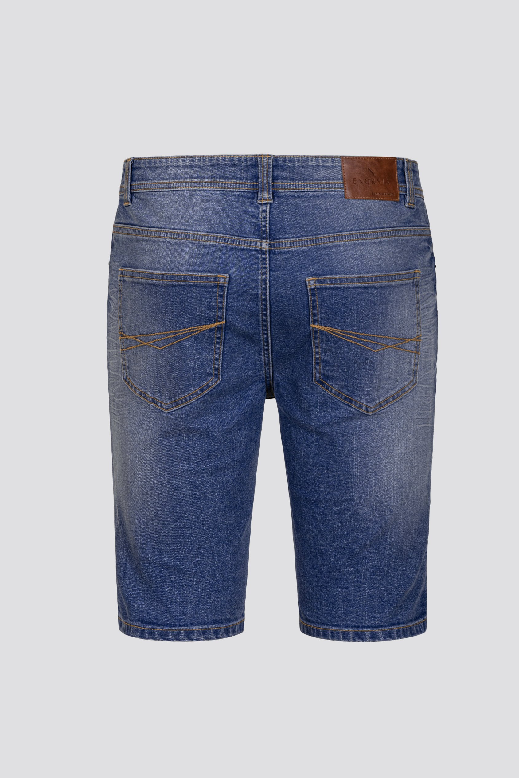 Skinny Fit Turned Denim Shorts